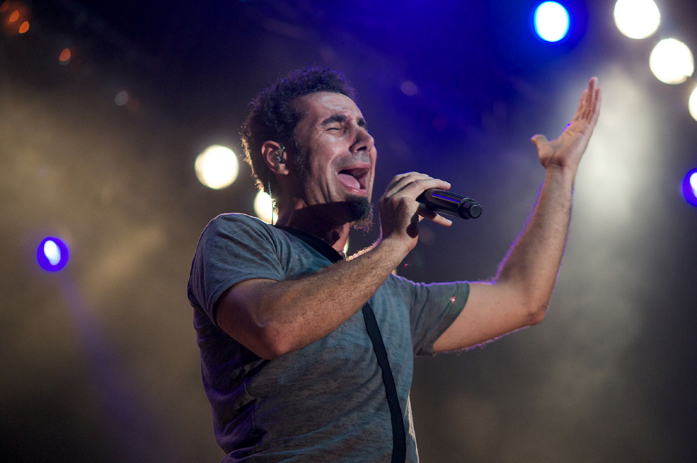  Serj Tankian, lead singer of System of a Down