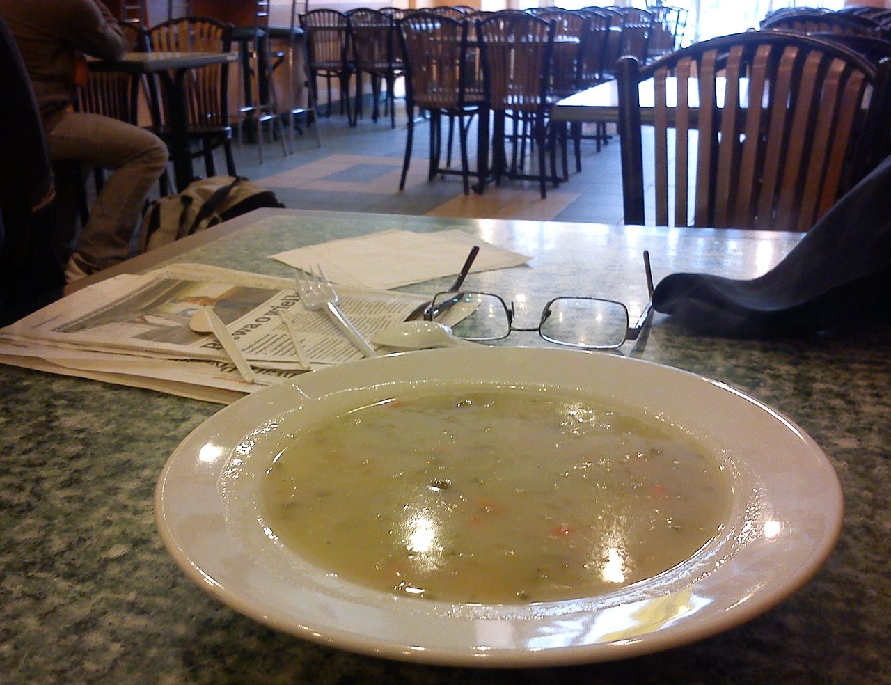 Cucumber soup in a milk bar, Poznan, Poland (Image: MOs810 under a CC licence)