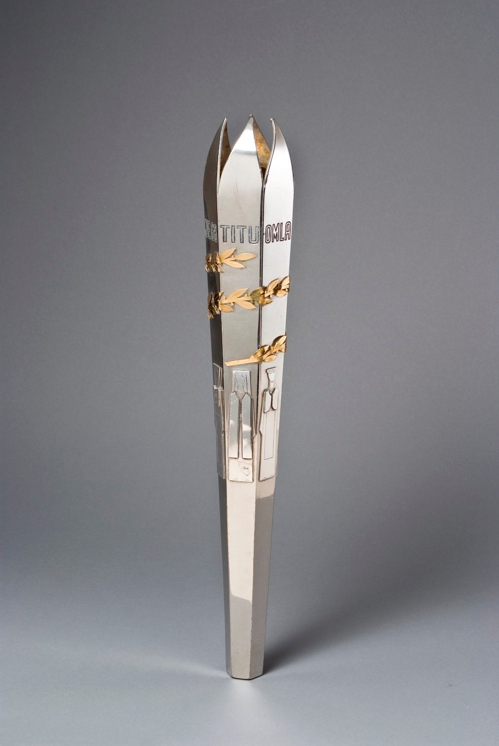 Federal baton, 1968. (Nickle brass, silver, gold gilt and glass) Museum of the History of Yugoslavia, Belgrade