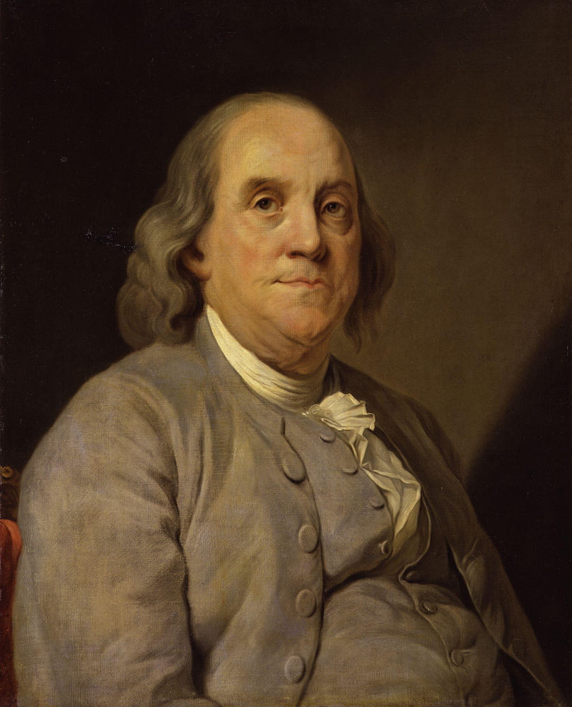 Benjamin Franklin by Joseph Duplessis