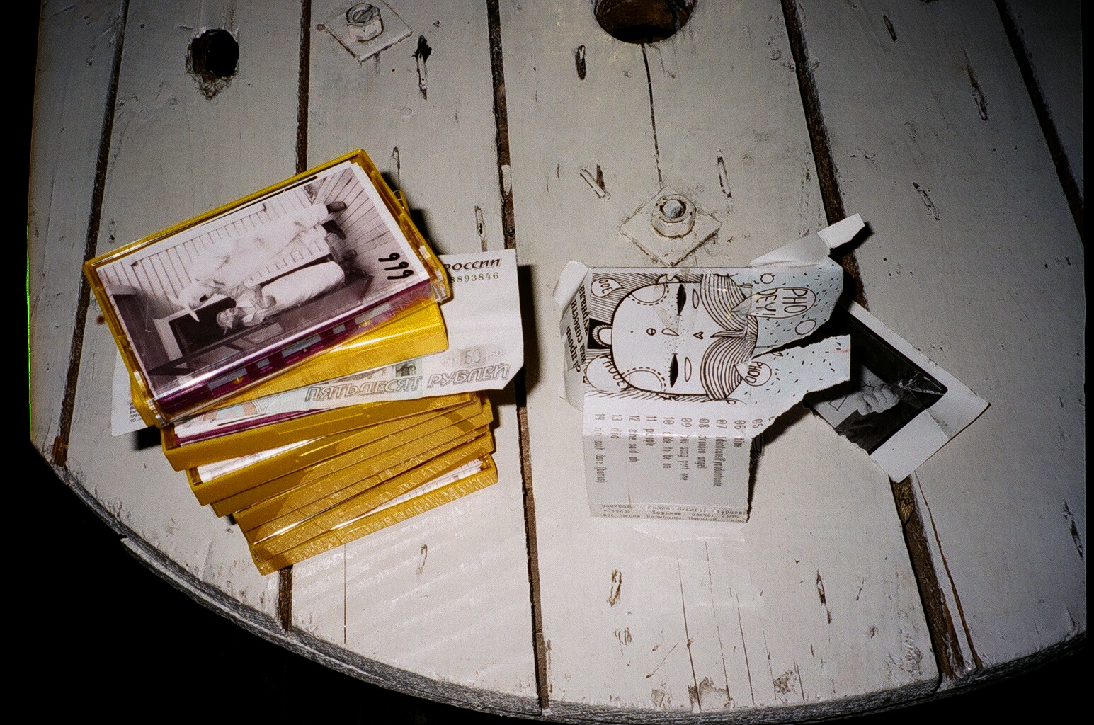 Cassettes on display at Garage Karma Store. Image: Sasha Raspopina