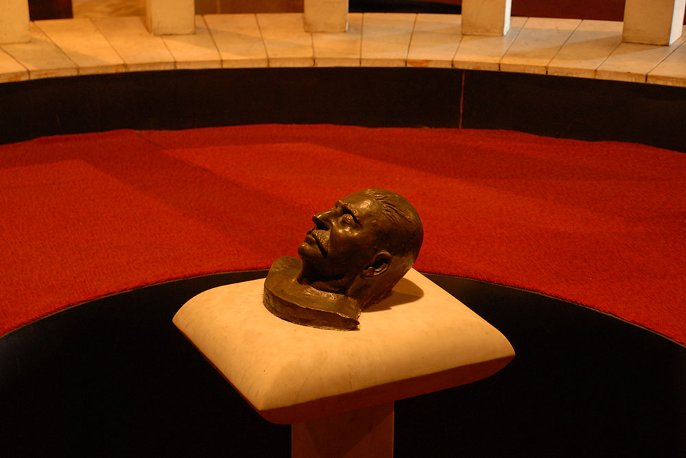 Stalin's death mask. Image: Guram Tsibakhashvili