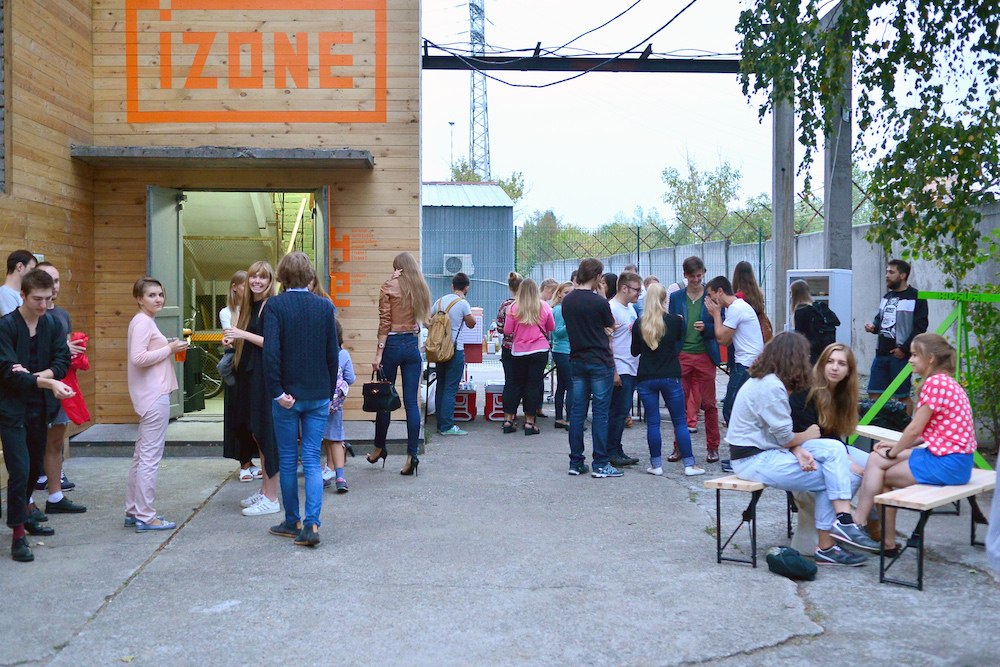Opening of the Izone Creative Community in Kiev. Image: Dima Sergeev