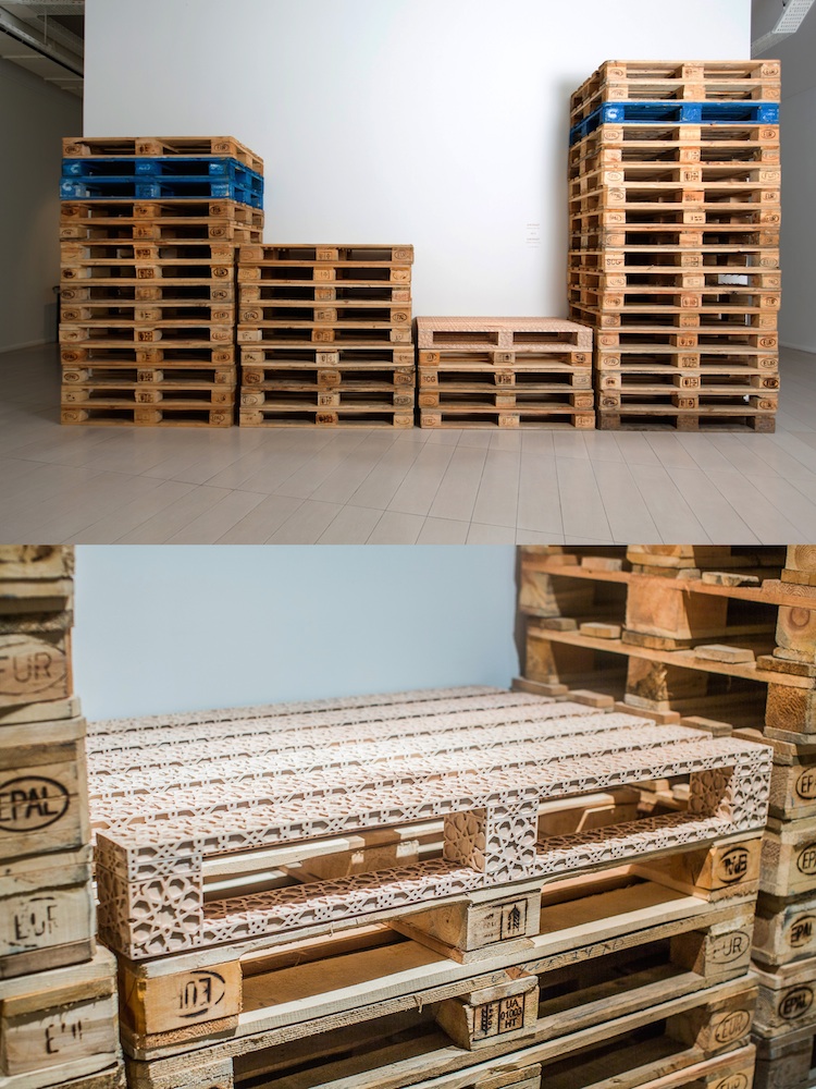 Europallets (2015) Image: Fakhriyya Mammadova, courtesy of the artist and YAY Gallery, Baku