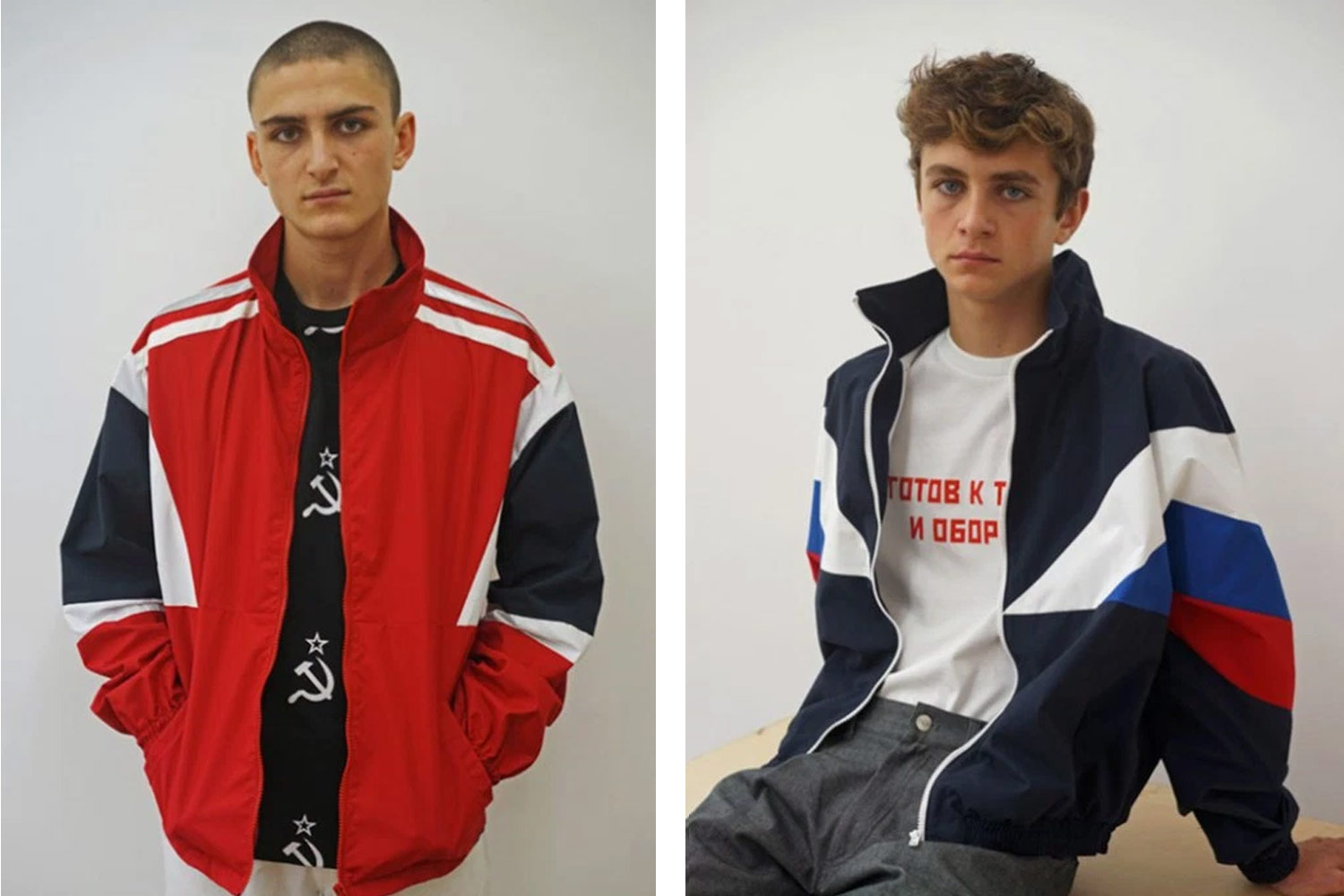 From Gosha Rubchinsky's Spring/Summer 2016 collection