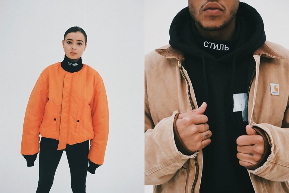 “Style” turtleneck from US label Heron Preston 