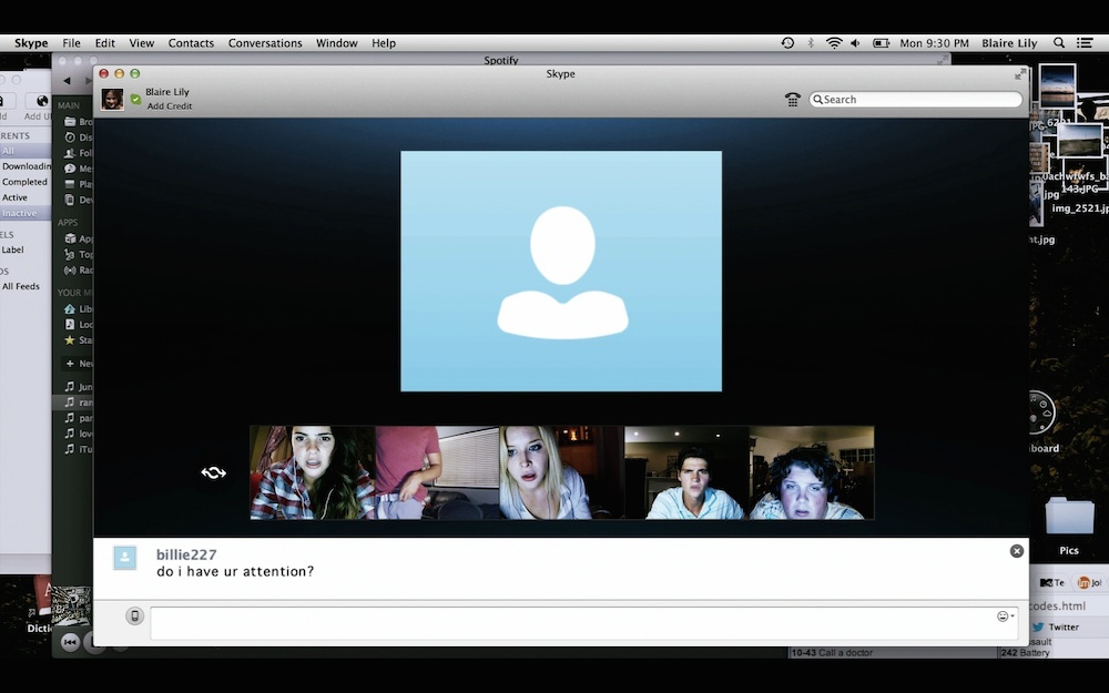 Still from <em>Unfriended</em> (2014)