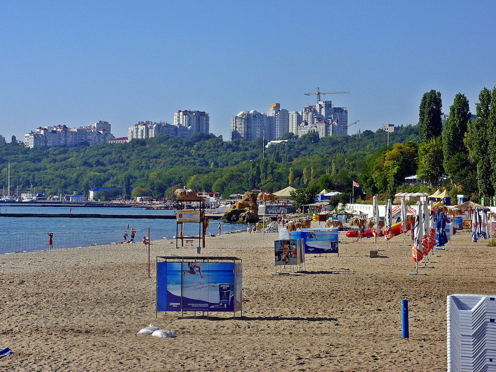 Arcadia Beach in Odessa. Image: Grzegorz Kozakiewicz under a CC licence