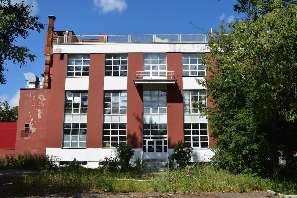Rear facade to the Svoboda Factory Club. Image: Bradley Jardine