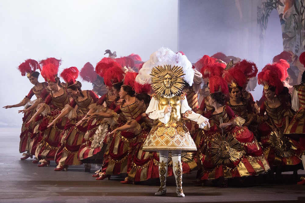 An ensemble scene from <em>Nureyev</em>. Image: Mikhail Logvinov/Bolshoi Theatre of Russia/Facebook