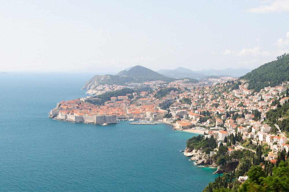 Dubrovnik viewed from the coastal road. Image: Alan Bloom under a CC licence