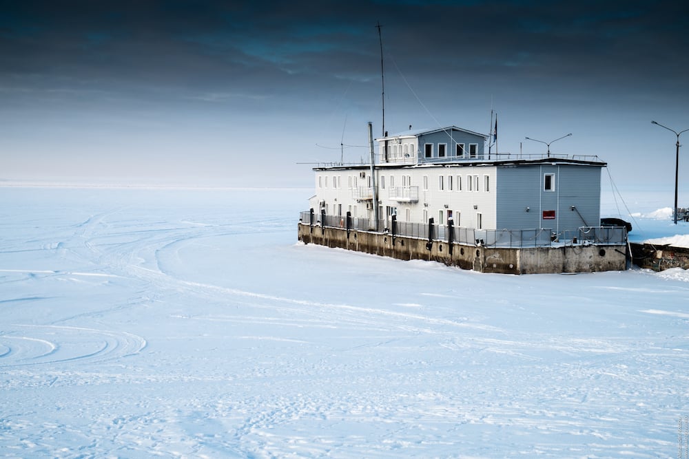 Arkhangelsk port in winter. Image: Alexander Kozlov under a CC licence