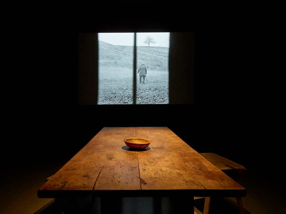 From Béla Tarr's exhibition Till the End of the World, at the EYE Film Museum in Amsterdam (image: Studio Hans Wilschut)