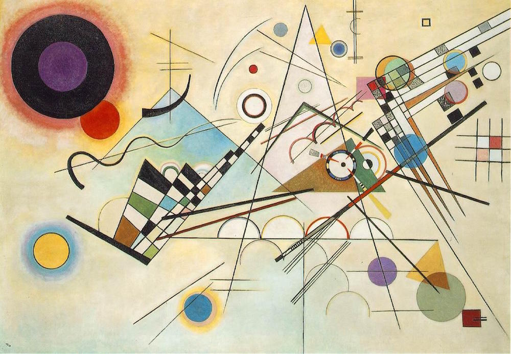 Wassily Kandinsky, 'Composition no. 8' (1923) (image by m.alcn.com under a CC licence)