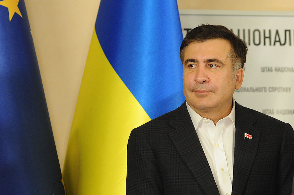 Mikheil Saakashvili on a visit to Ukraine in 2013. Mstyslav Chernov/Unframe under a CC licence