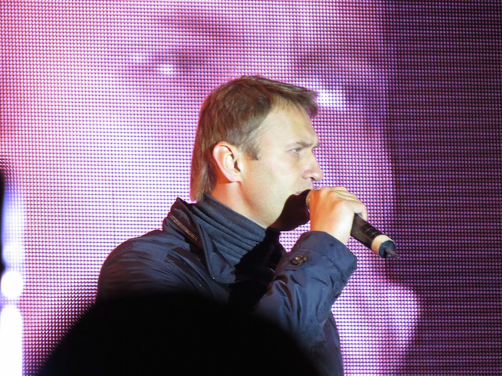 Alexey Navalny speaking at a rally in 2013 (putnik under a CC licence)
