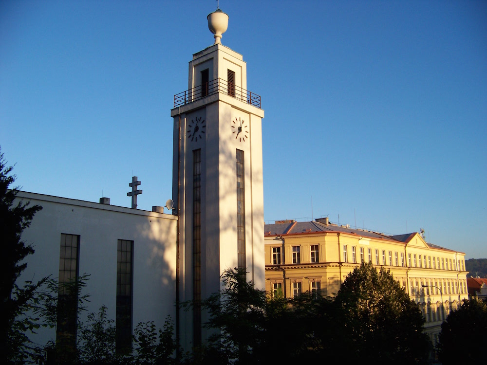 Hus Congregational House, designed by Pavel Janák. Image: Šju