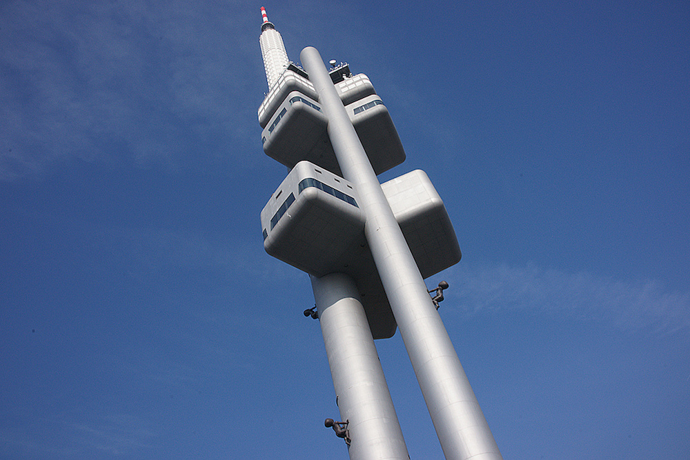 Prague’s TV Tower. Image: Ian Britton under a CC licence