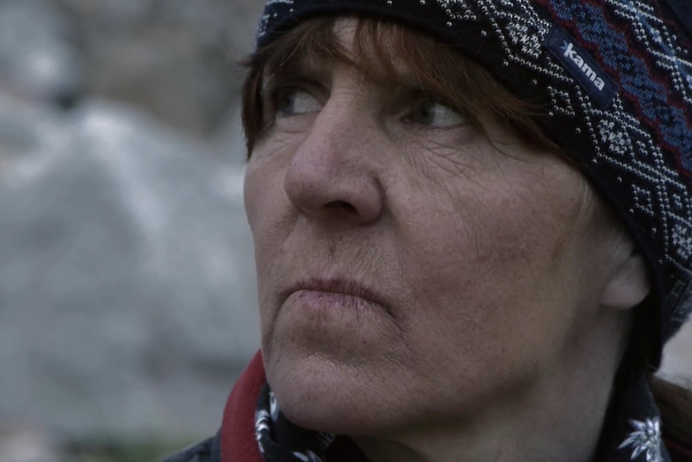 Glaciologist Aušra Revutaite in <em>The Woman and the Glacier</em>, dir. Audrius Stonys. Image courtesy of Visions du Réel