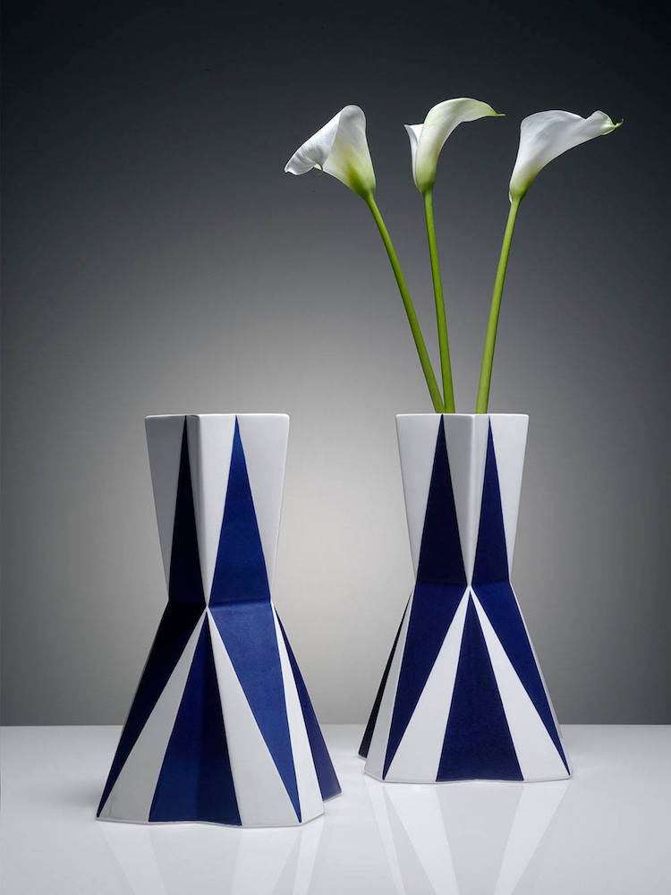 Cubist-inspired ceramics by Kubista brand