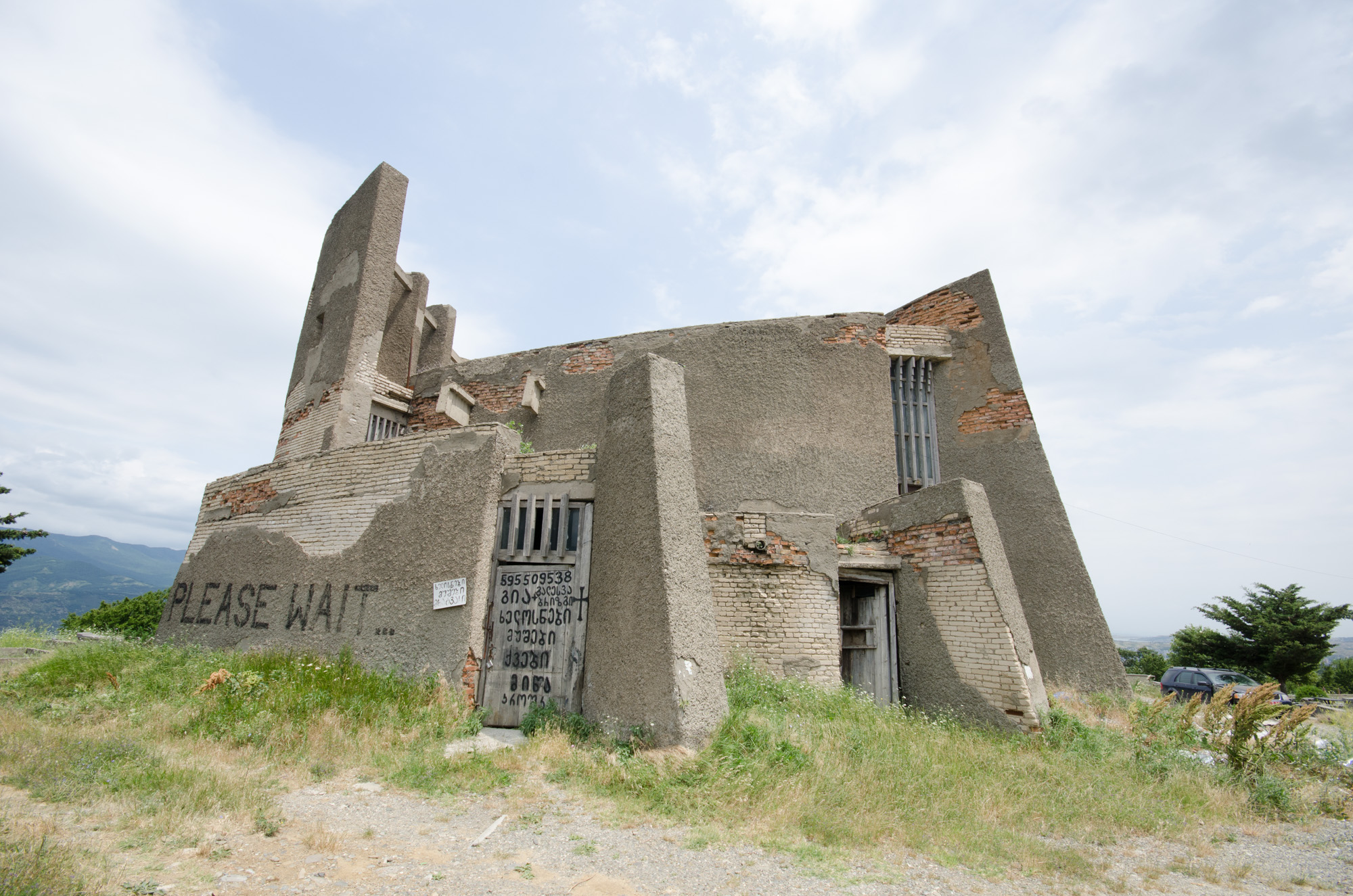 Mukhatgverdi's striking funeral chapel. Image: Vladimer Shioshvili