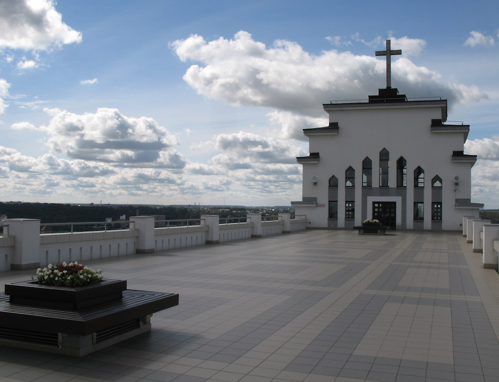 View from the roof terrace of Christ's Resurrection Church (image: Gytis Cibulskis under a CC licence)