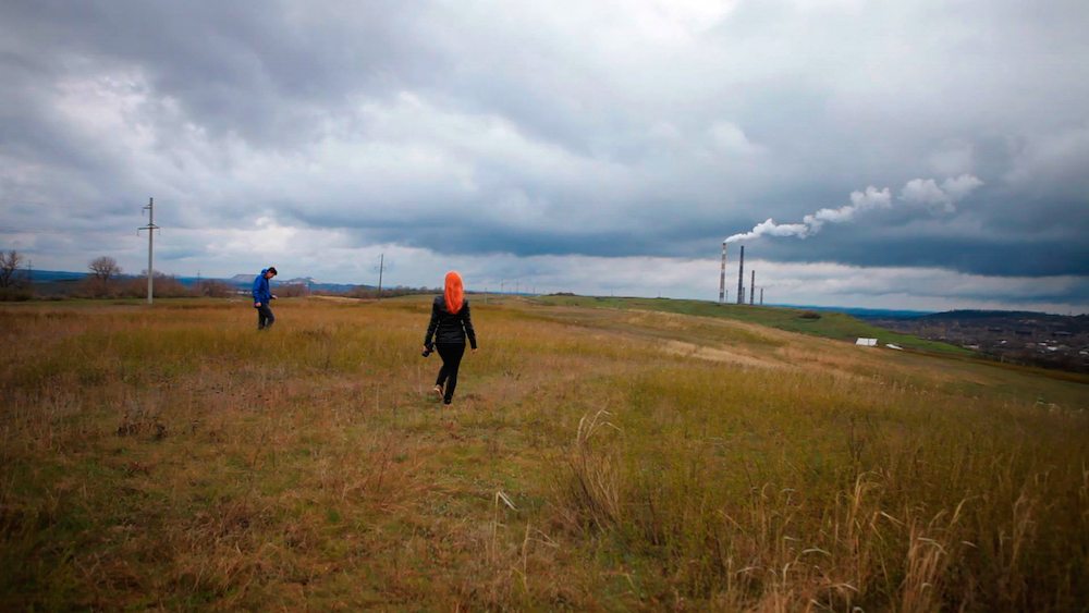 Vika Gorodinskaya and Vlad Chumak in a still from <em>School # 3</em>(2017). Image: Khrystyna Lizogub