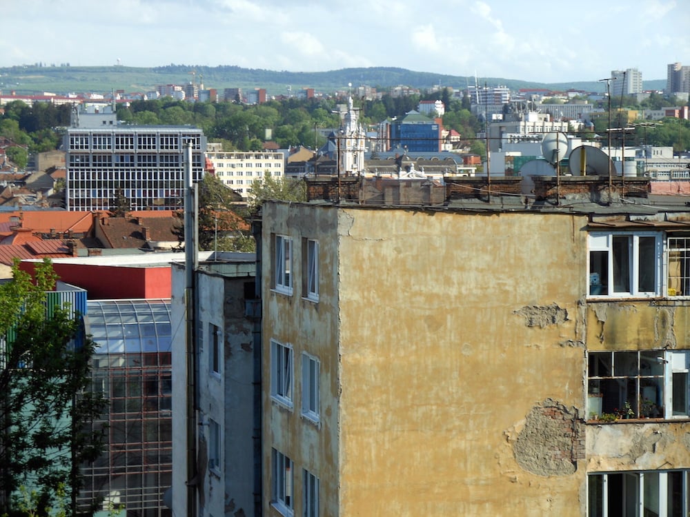 Ceaușescu-era housing blocks. Image: Angelo Romano under a CC licence