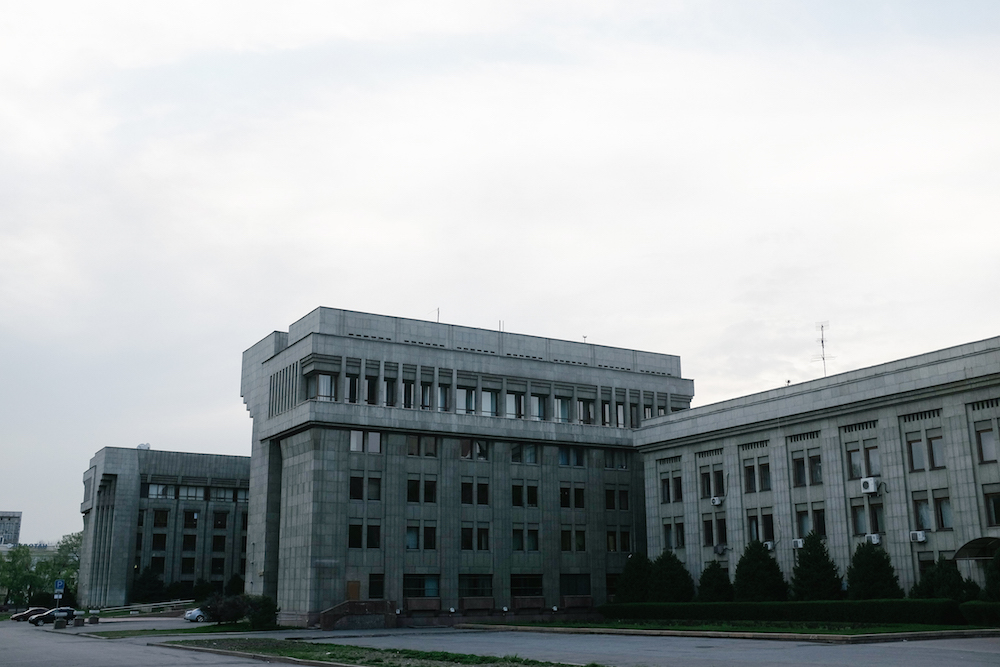 Examples of Soviet-era architecture in Almaty. Image: Dastan Zhumagulov