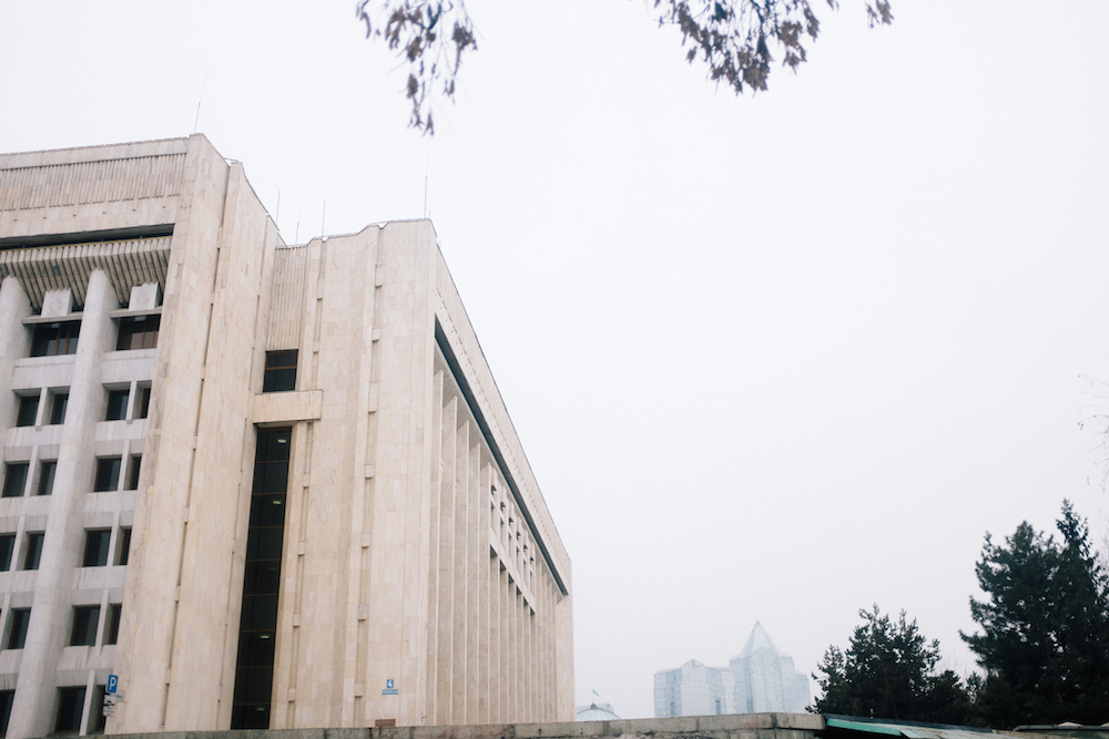 Examples of Soviet-era architecture in Almaty. Image: Dastan Zhumagulov