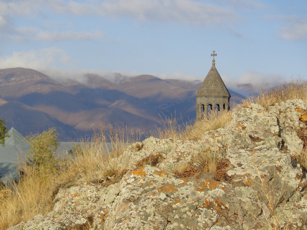 The monastery that overlooks the Writers’ Resort. Image: Owen Hatherley