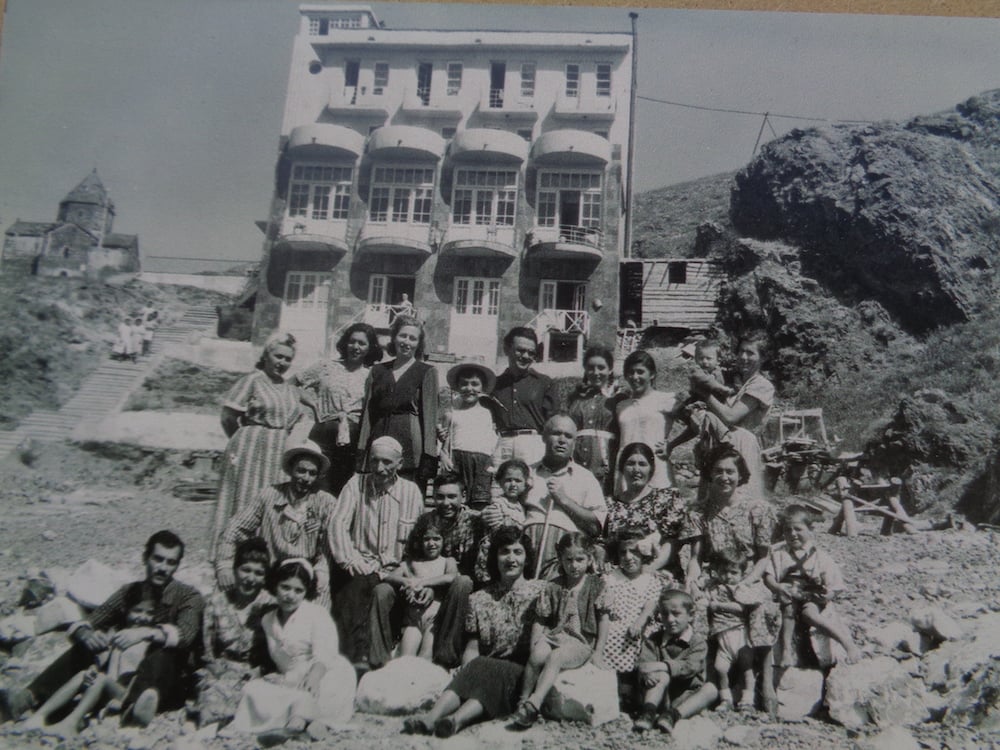 Guests at the Resort in the pre-war years, in a photograph currently on display at the Resort. Image: Owen Hatherley