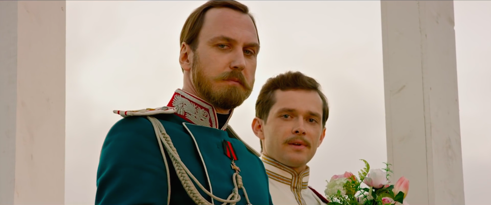 Lars Eidinger as Nicholas II in <em>Matilda</em>
