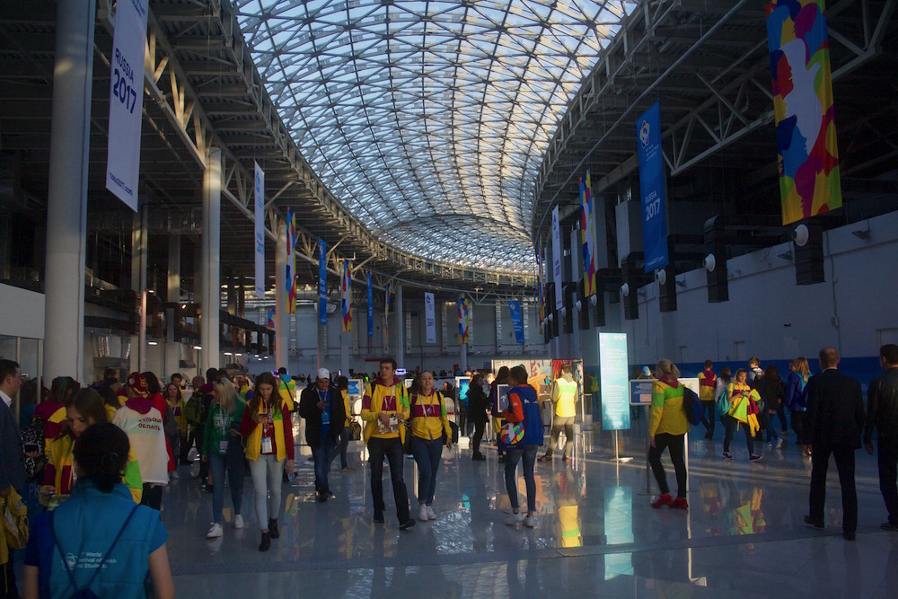 Inside the main Festival concourse. Image: Tom Ball