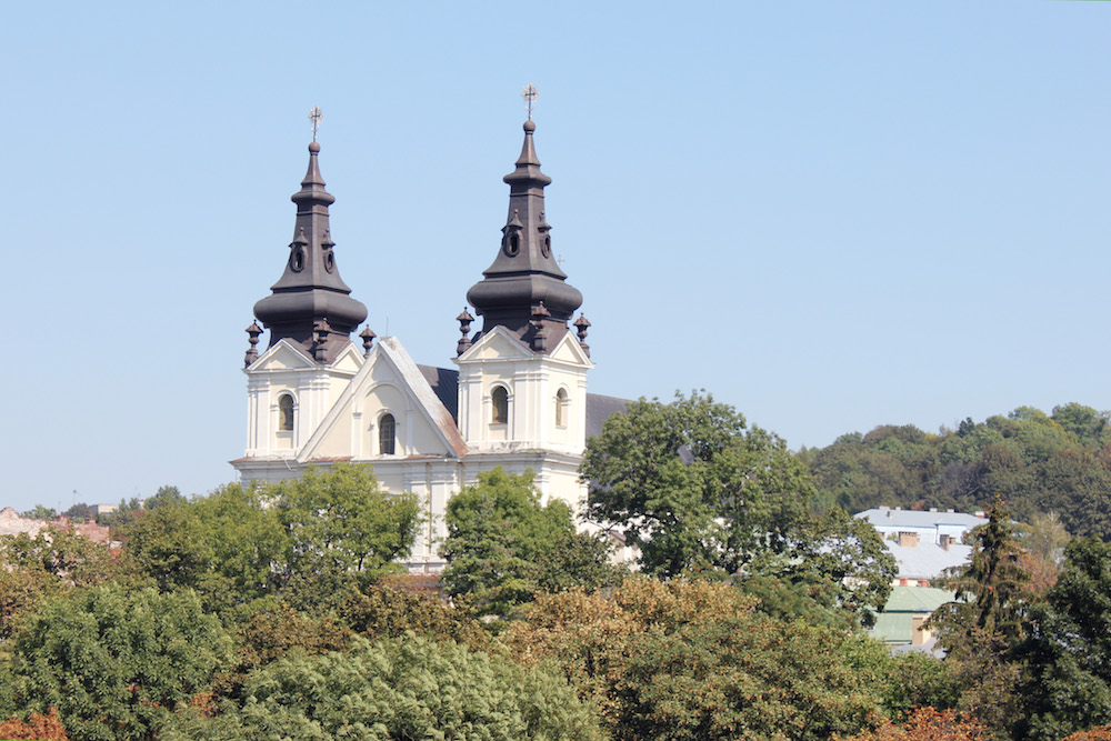 The towers of St Michael the Archangel Cathedral