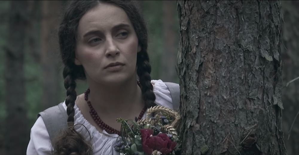 Aleksandra Hejda as Karolina Kózkówna in <em>Broken Ear</em>. Image: Youtube