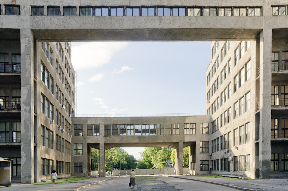 Walkways of the Derzhprom building. Image: Oleksandr Burlaka under a CC licence