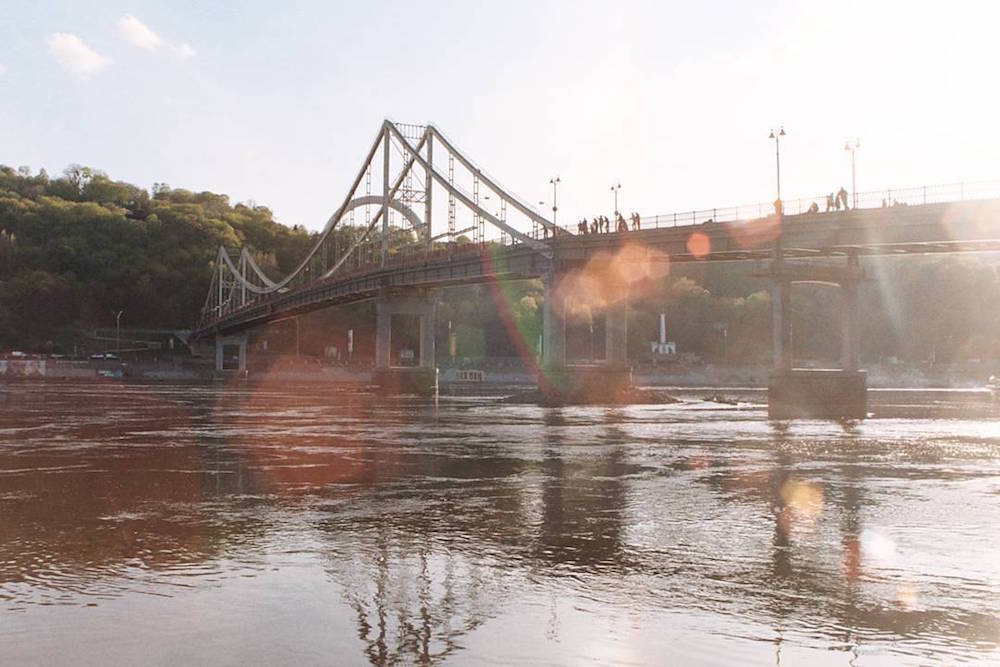 Rybalsky bridge. Image: ukraineonefilm/Instagram