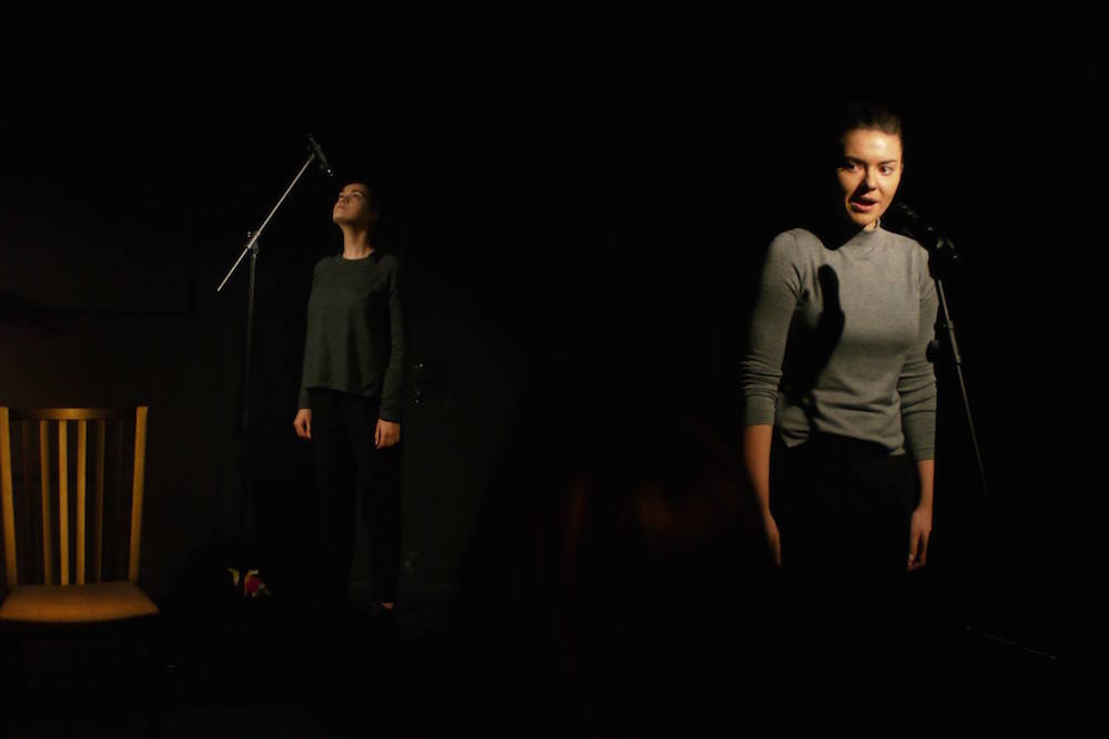 Performance of <em>Unequal</em> as part of the political theatre series. Image: Ronald Ibold/MACAZ - Bar Teatru Coop/Facebook