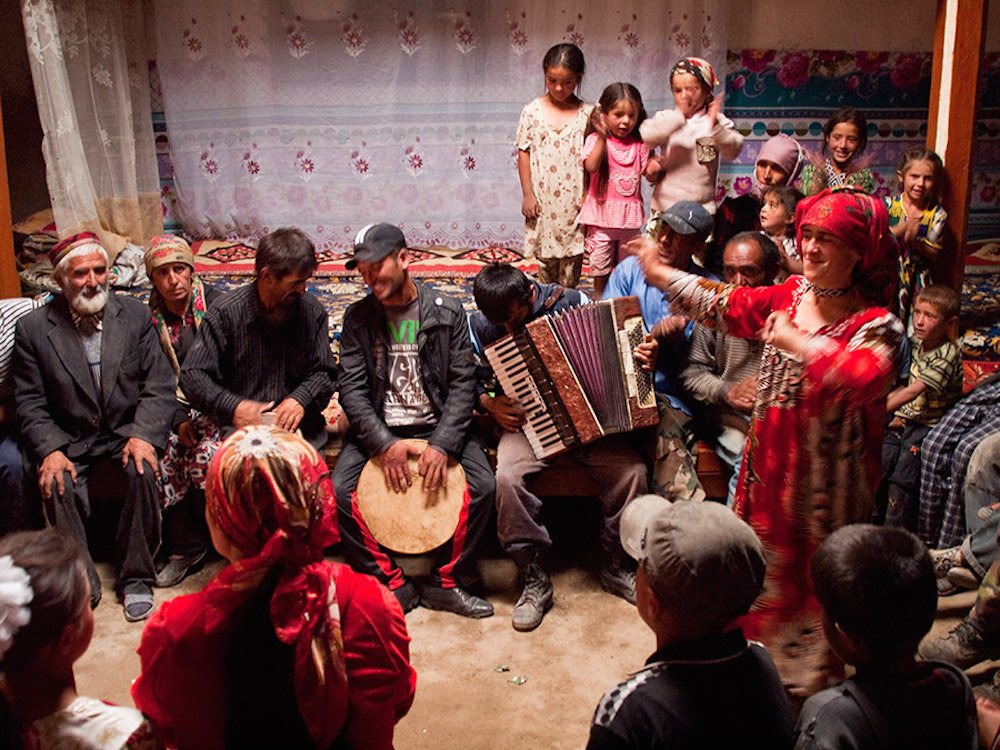 A traditional Pamir wedding party. Image: Evgeni Zotov under a CC licence