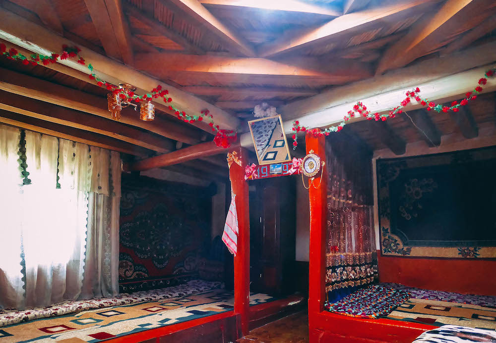 Inside a Pamir house in Khorog. Image: Kalpak Travel under a CC licence