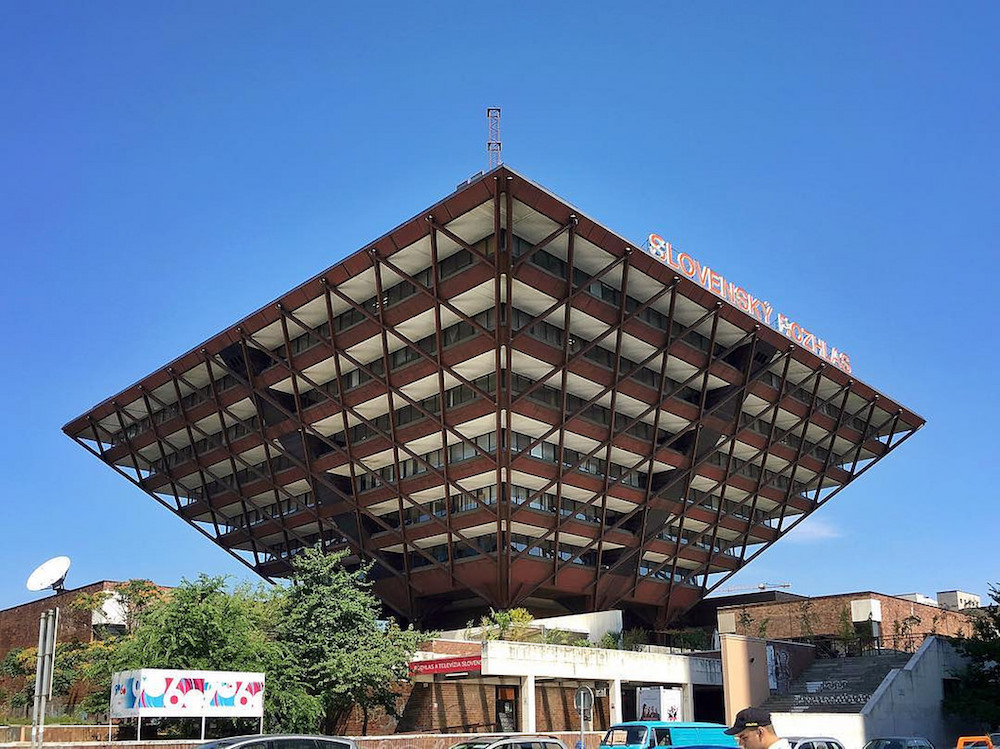 The Slovak Radio building. Image: J under a CC licence