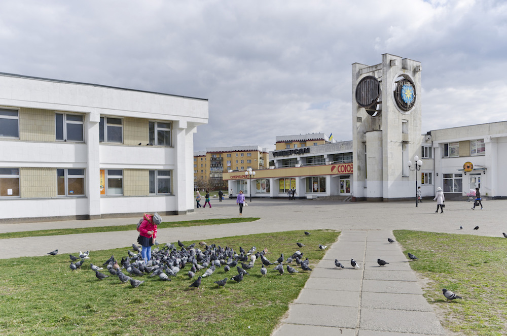 Slavutych city centre. Image: Oleksandr Burlaka under a CC License