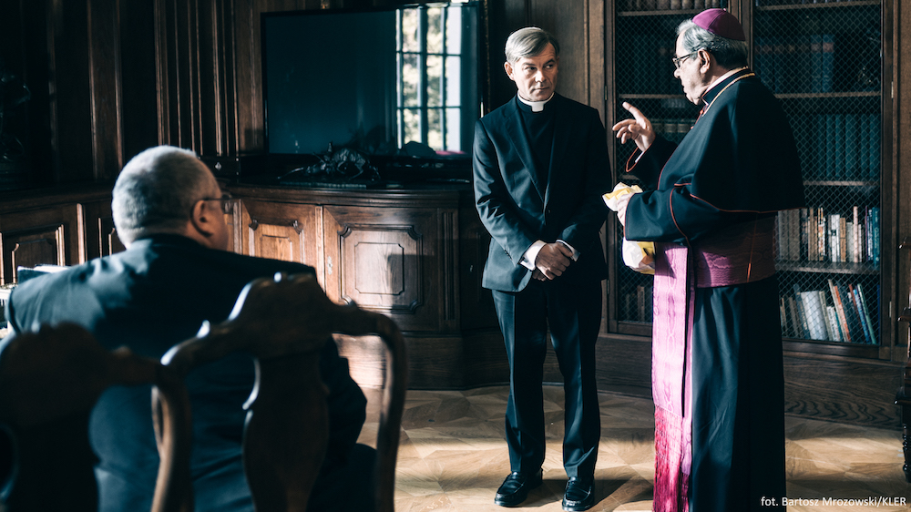 Still from <em>Clergy</em> (2018), dir. by Wojciech Smarzowski. Image: Bartek Mrozowski/Kino Świat