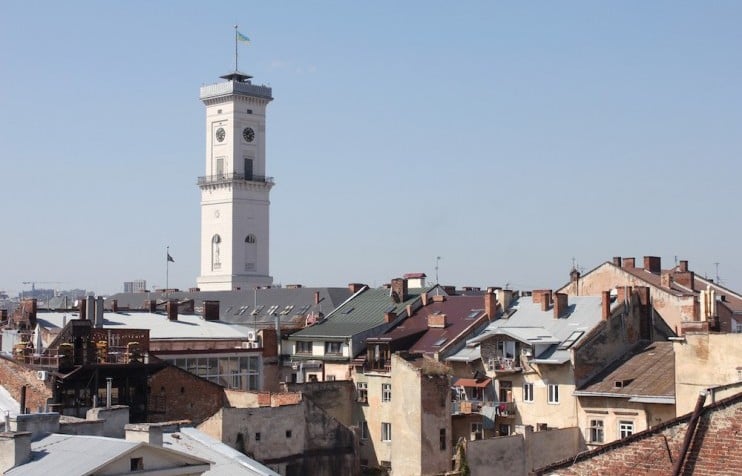 Lviv rooftops 