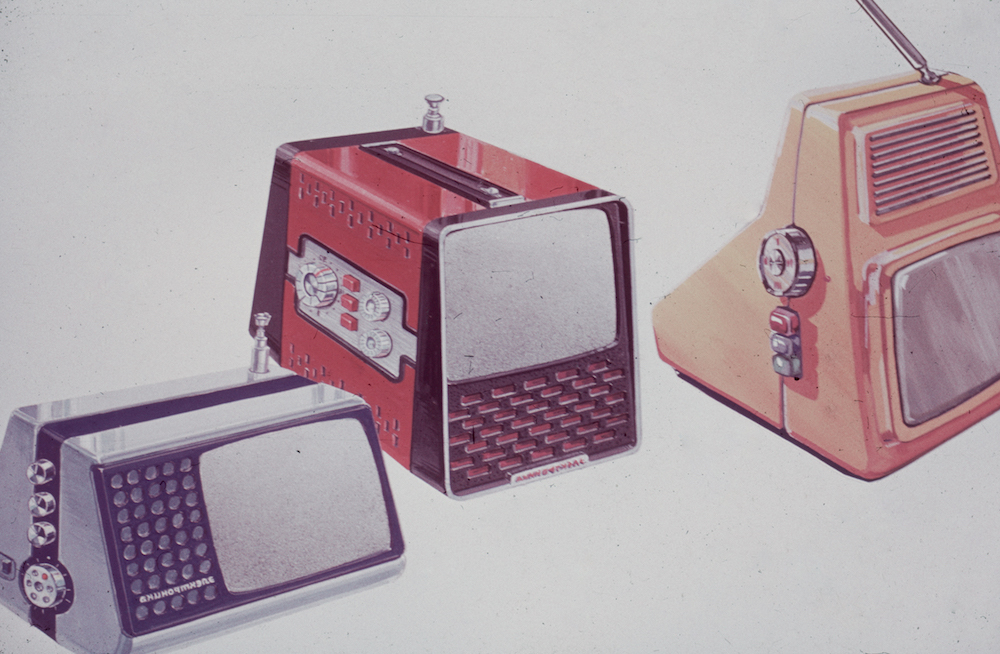 Portable television, 1980s. Image from the archive of the Moscow Design Museum 