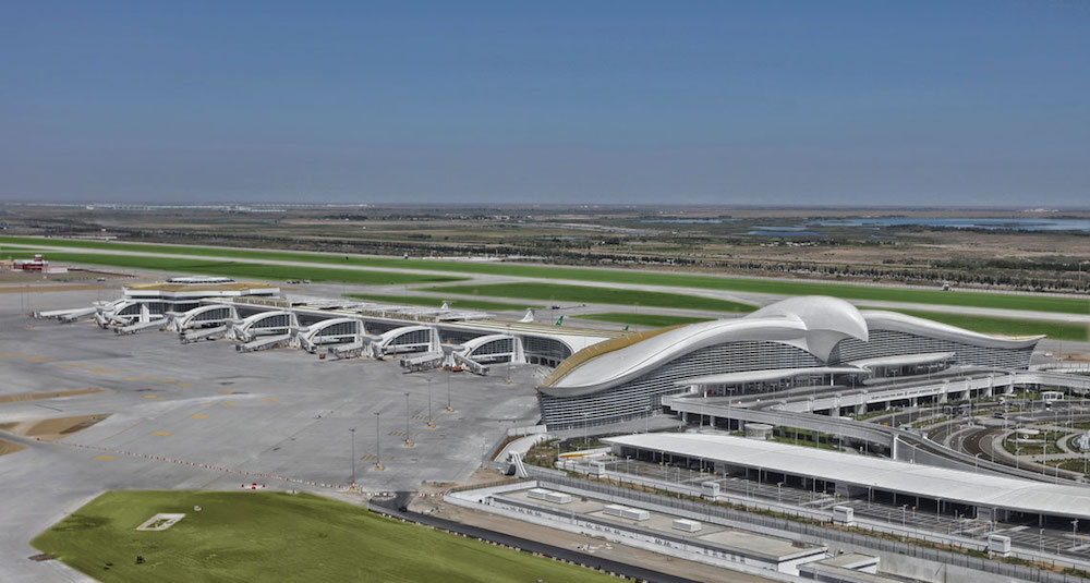 Ashgabat airport. Image: polimeks.com