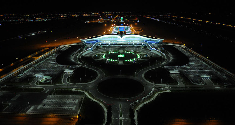 Ashgabat airport. Image: polimeks.com