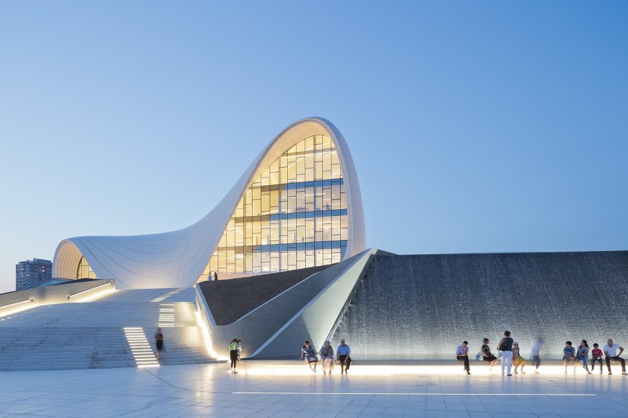 Heydar Aliyev Centre. Image: Iwan Baan/Zaha Hadid official site