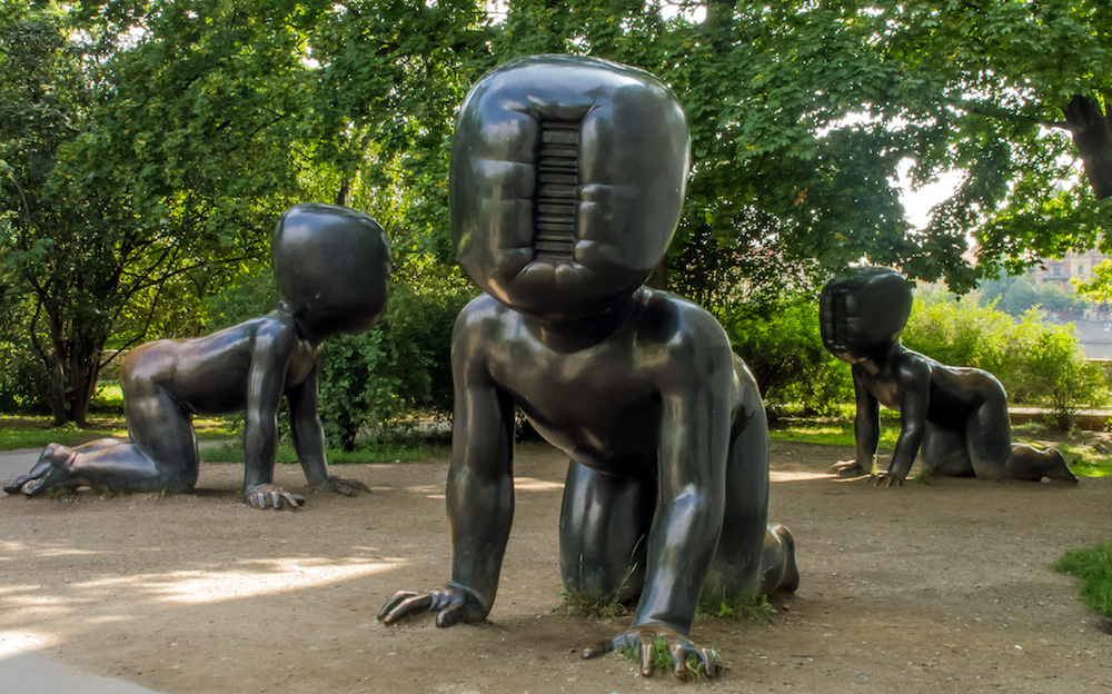 David Cerny, <em>Three babies</em>. Image: Angus Kirk under a CC licence